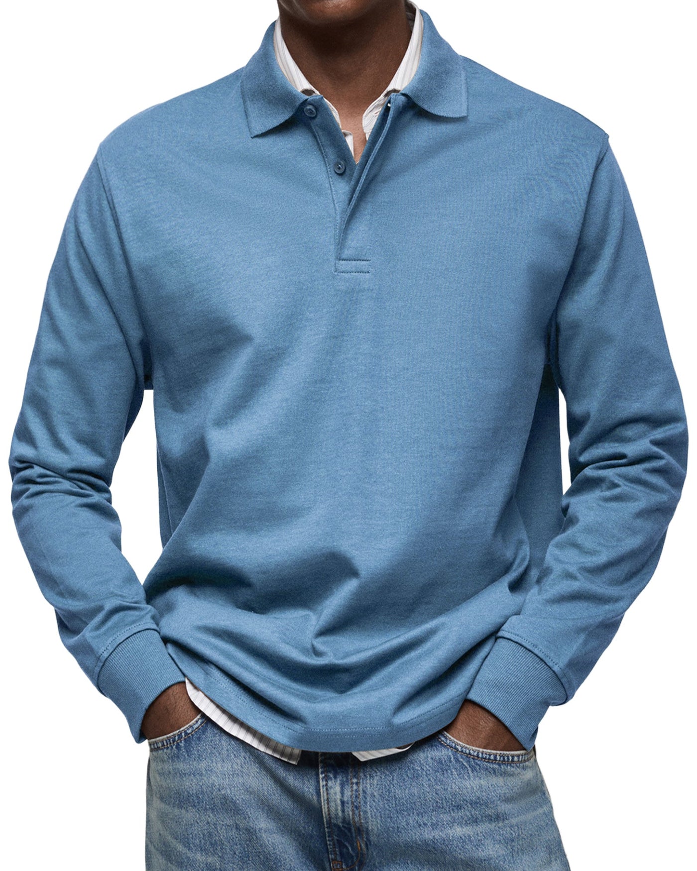 Jonas™ | Casual Langarm-Polo