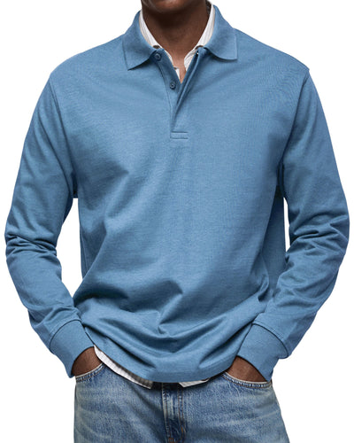 Jonas™ | Casual Langarm-Polo