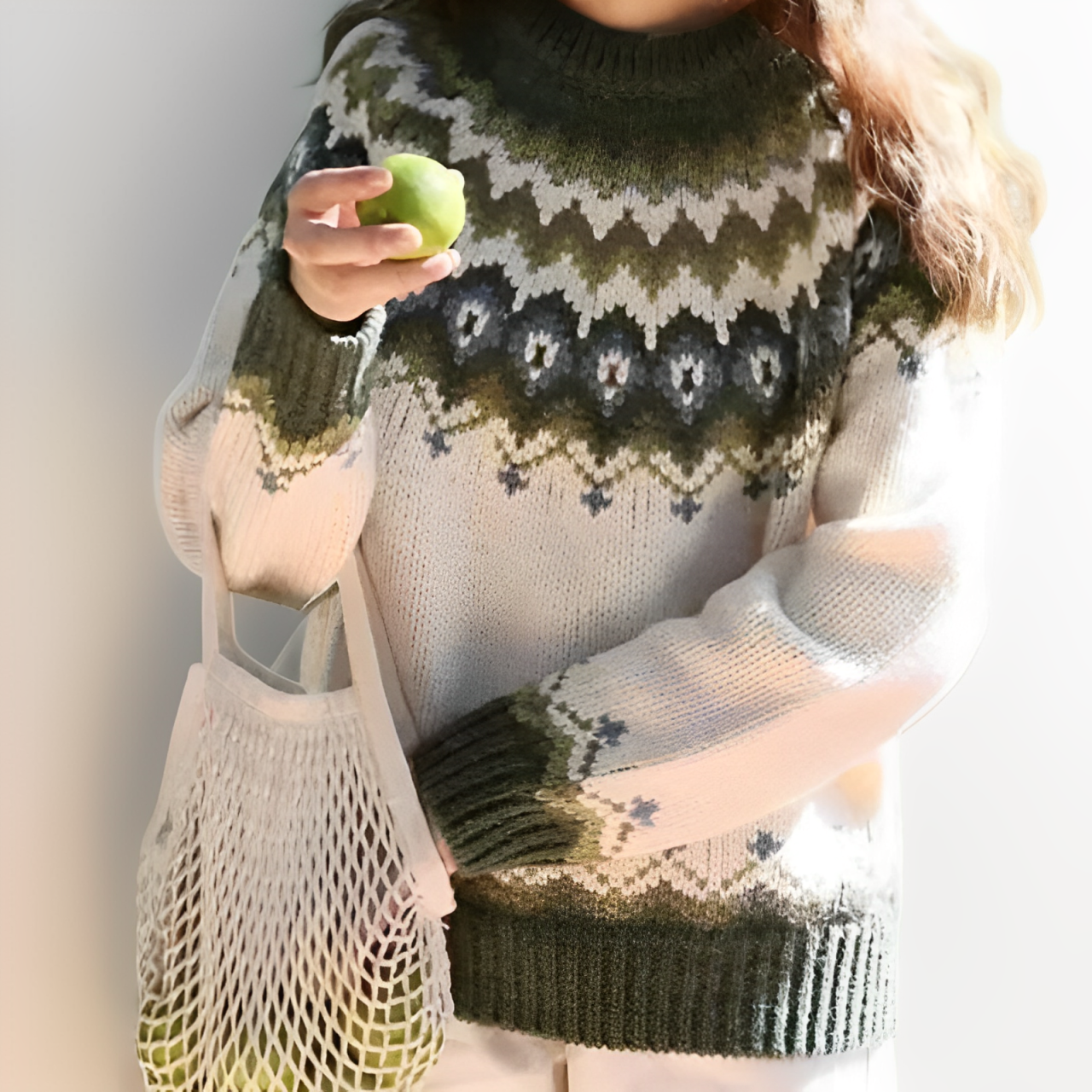 Zoe -  Gemütlicher Und Stilvoller Vintage-Pullover