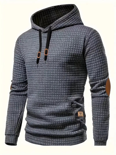 Emanuele - Männer Waffel Casual Hoodies