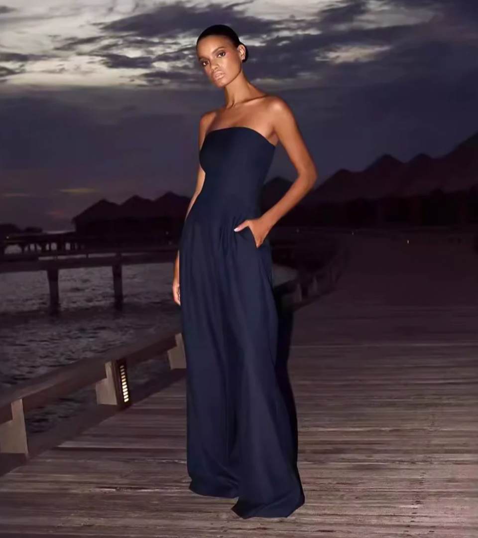 Isabella | Luxuriöses Fließkleid