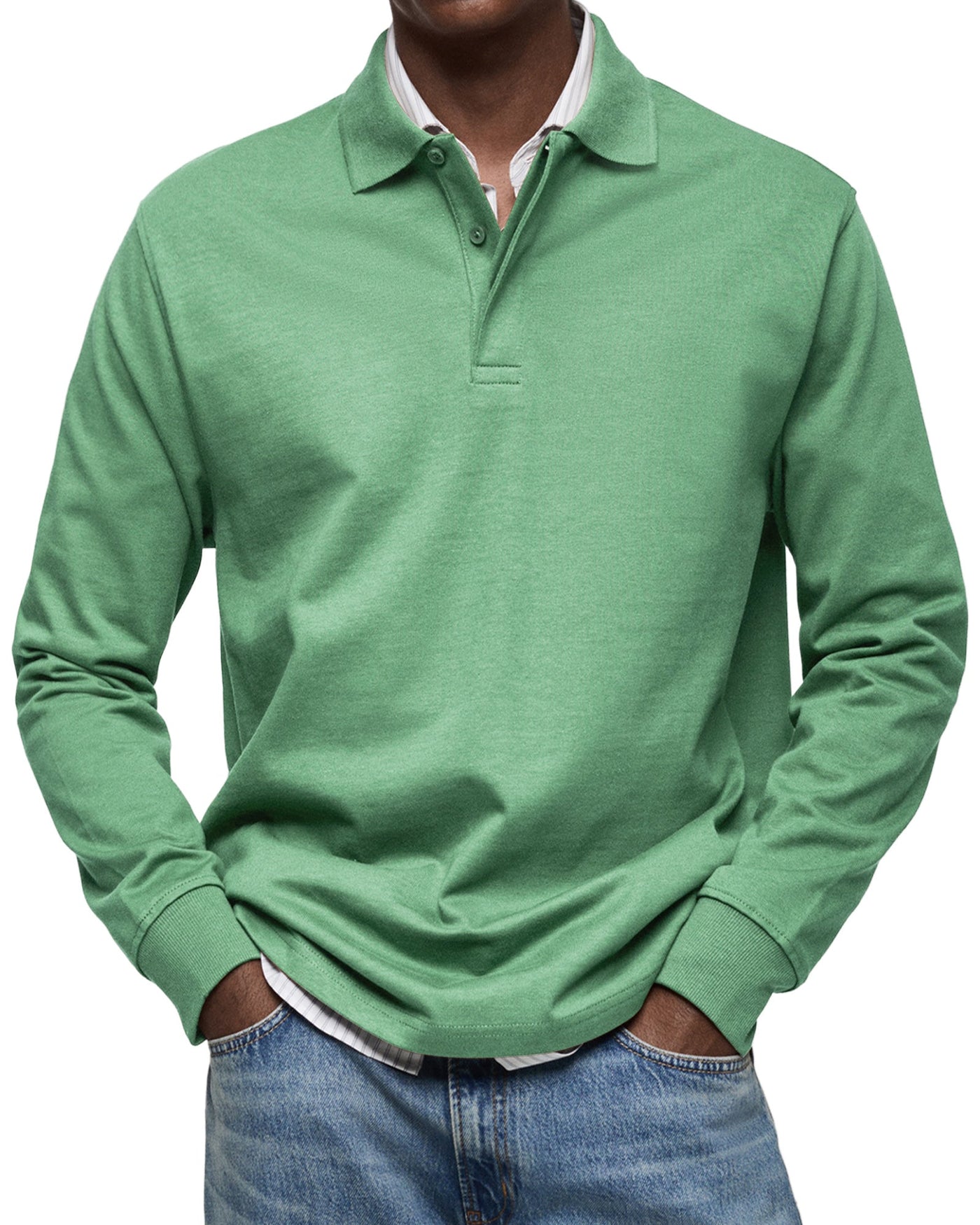Jonas™ | Casual Langarm-Polo
