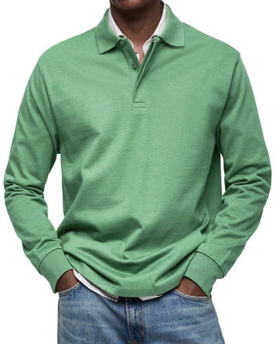 Jonas™ | Casual Langarm-Polo