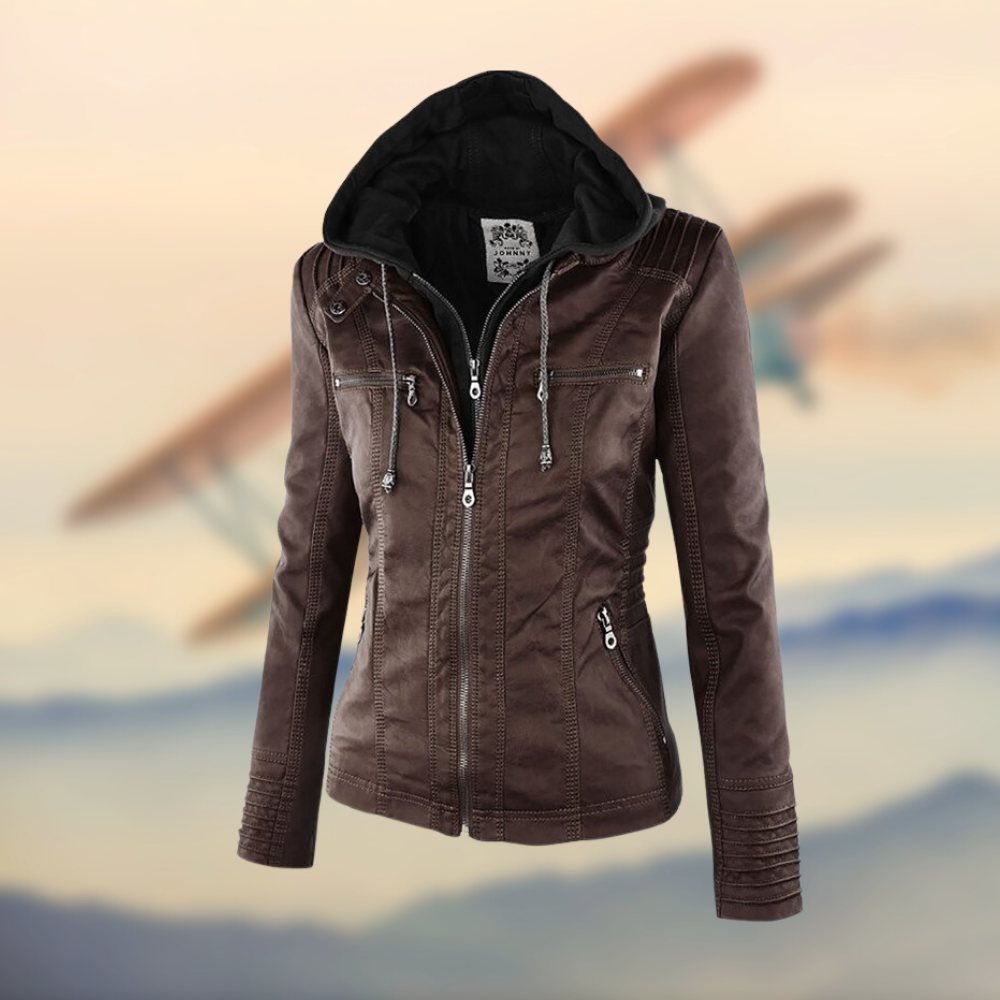 Nele - Die Stylische Und Einzigartige Lederjacke