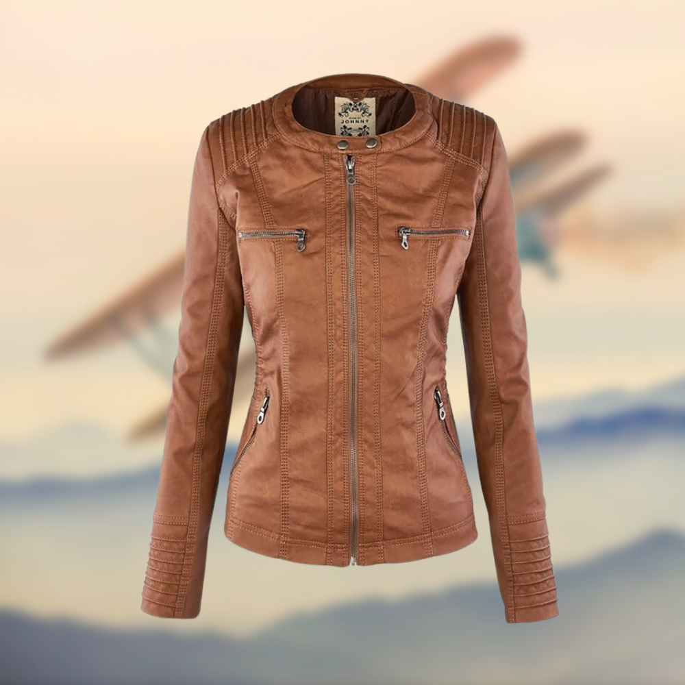 Nele - Die Stylische Und Einzigartige Lederjacke