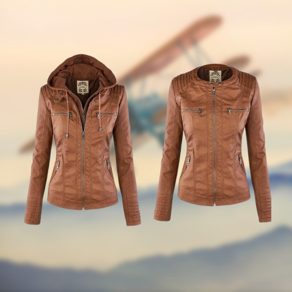Nele - Die Stylische Und Einzigartige Lederjacke