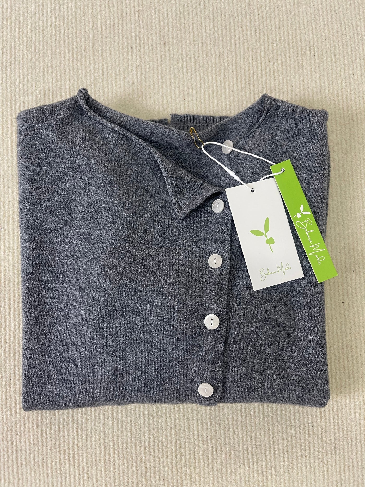 Fenja  - Einfacher Schlichter Pullover Mit Langen Ärmeln