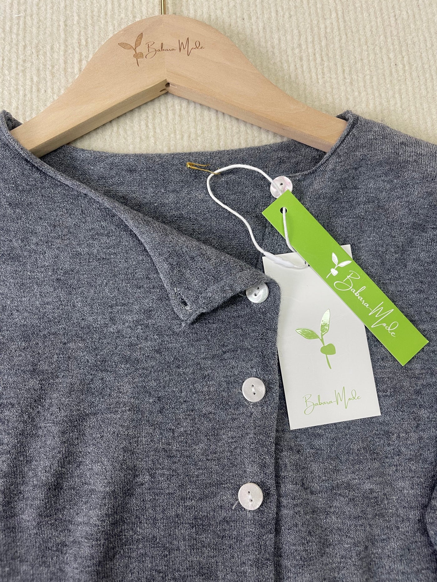 Fenja  - Einfacher Schlichter Pullover Mit Langen Ärmeln