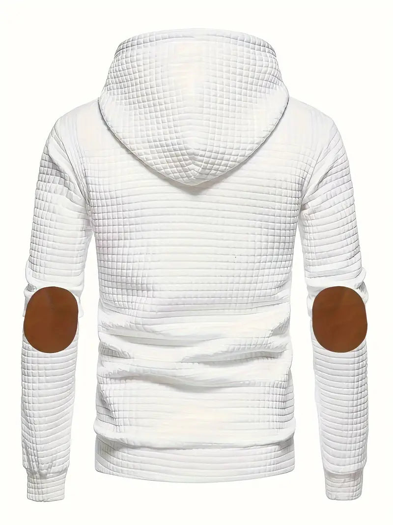Emanuele - Männer Waffel Casual Hoodies