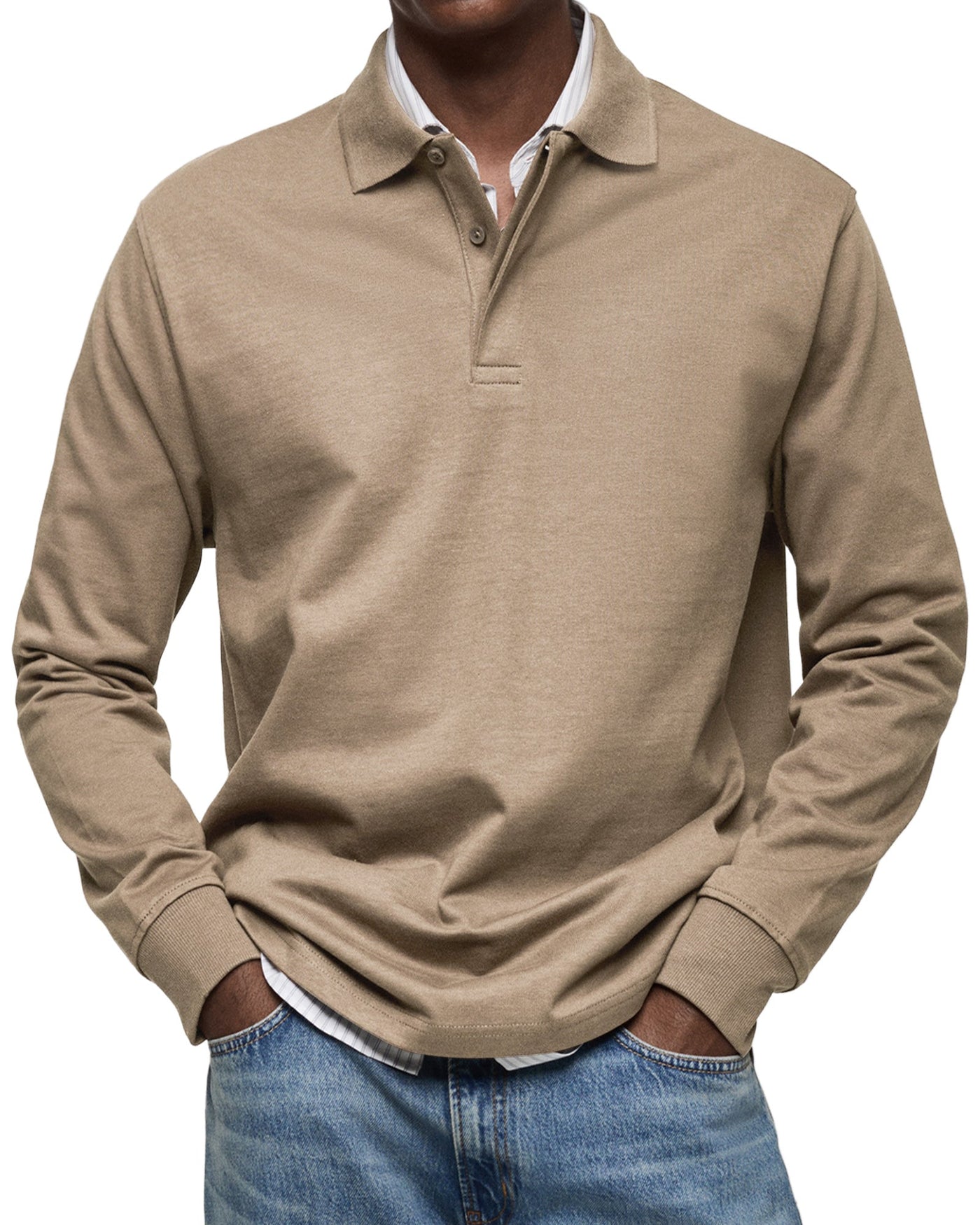 Jonas™ | Casual Langarm-Polo