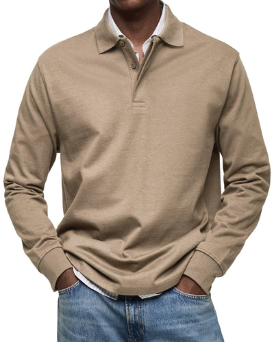Jonas™ | Casual Langarm-Polo