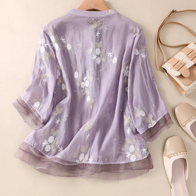 Emma – Leichte Baumwollbluse aus Baumwolle