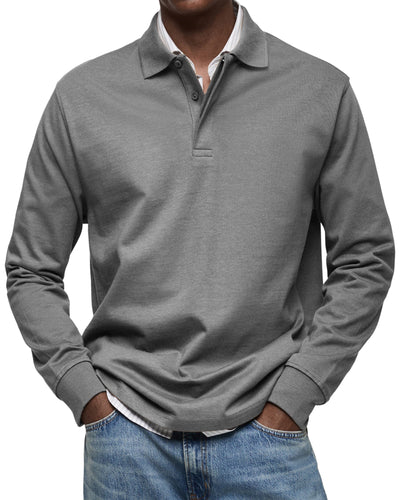 Jonas™ | Casual Langarm-Polo