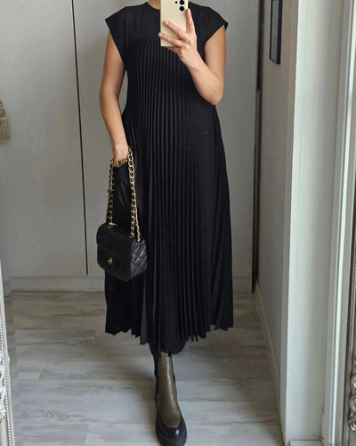 Sophia™ Faltenmaxikleid – Komfort trifft auf zeitlose Eleganz