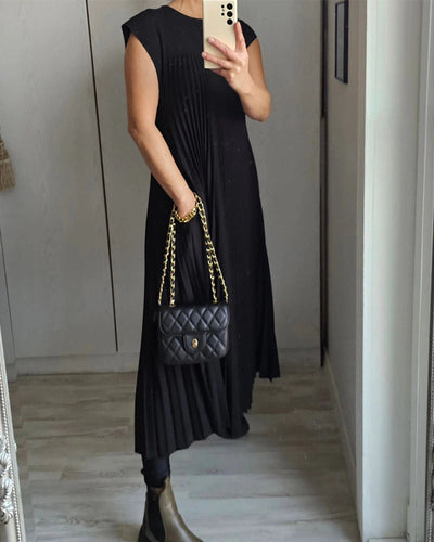 Sophia™ Faltenmaxikleid – Komfort trifft auf zeitlose Eleganz