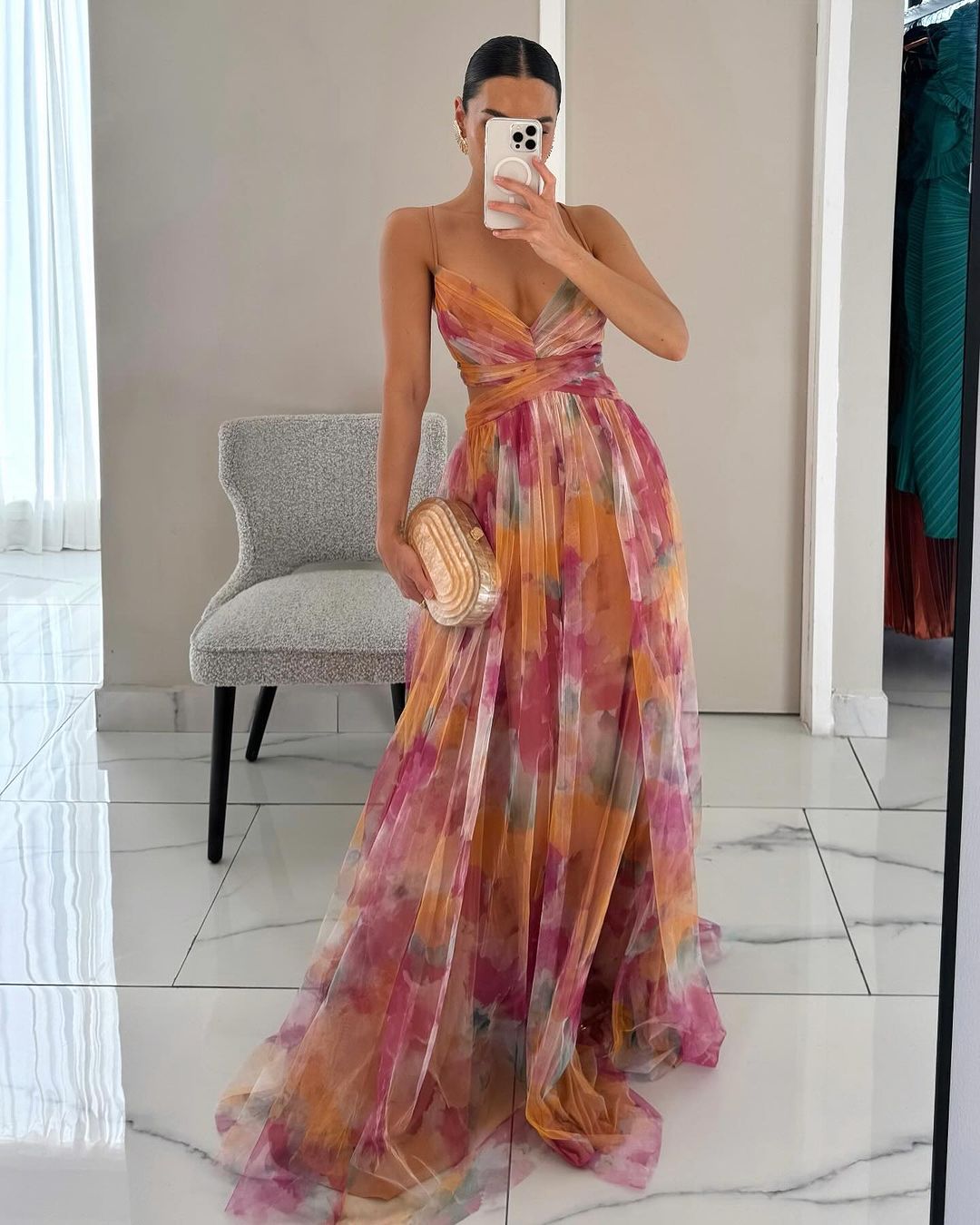 Sophia™ – Elegantes Maxikleid mit Blumenmuster