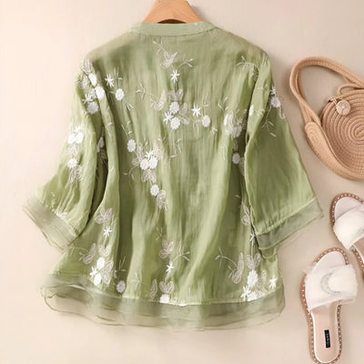 Emma – Leichte Baumwollbluse aus Baumwolle