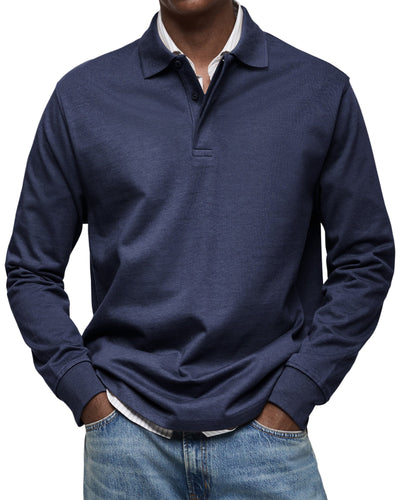 Jonas™ | Casual Langarm-Polo