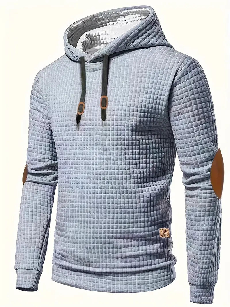Emanuele - Männer Waffel Casual Hoodies