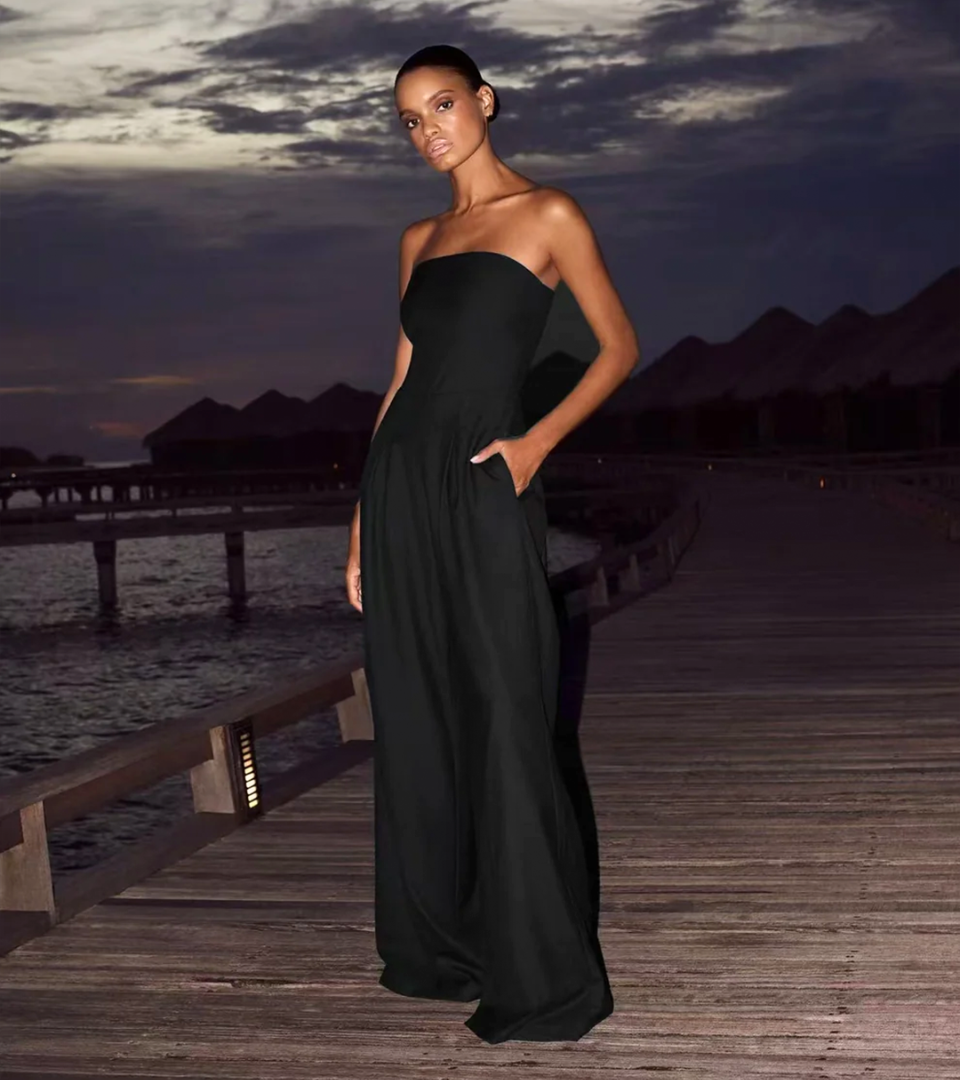 Isabella | Luxuriöses Fließkleid