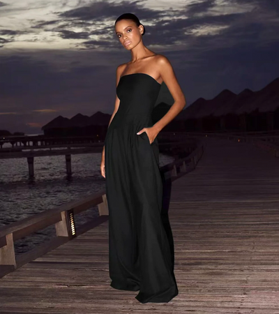 Isabella | Luxuriöses Fließkleid