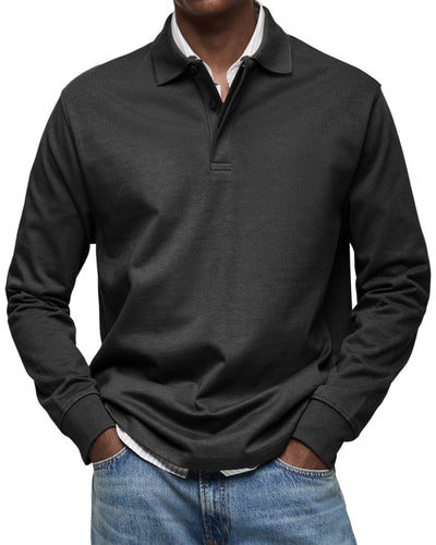 Jonas™ | Casual Langarm-Polo