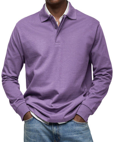 Jonas™ | Casual Langarm-Polo