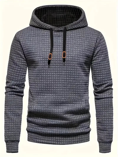 Emanuele - Männer Waffel Casual Hoodies