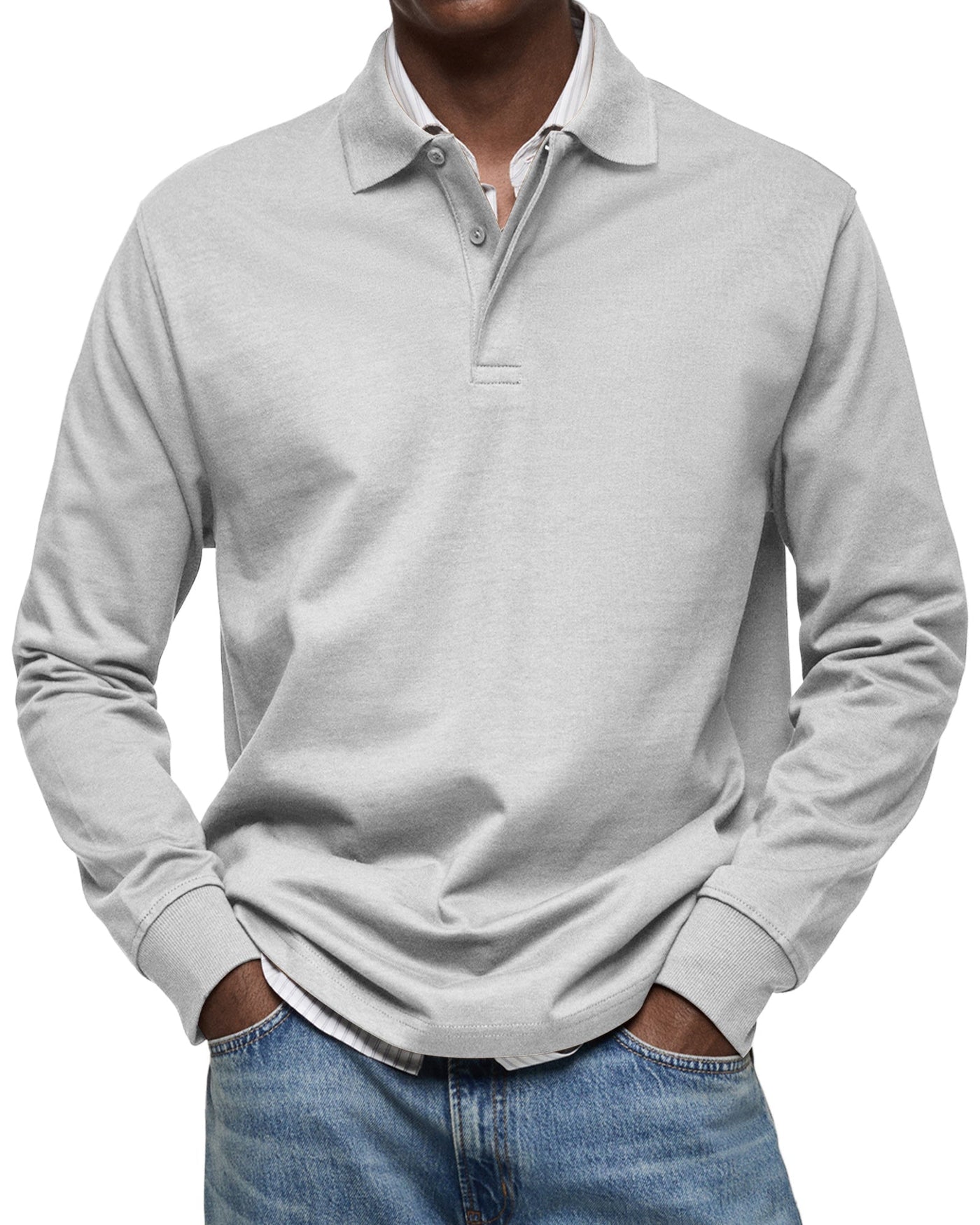 Jonas™ | Casual Langarm-Polo