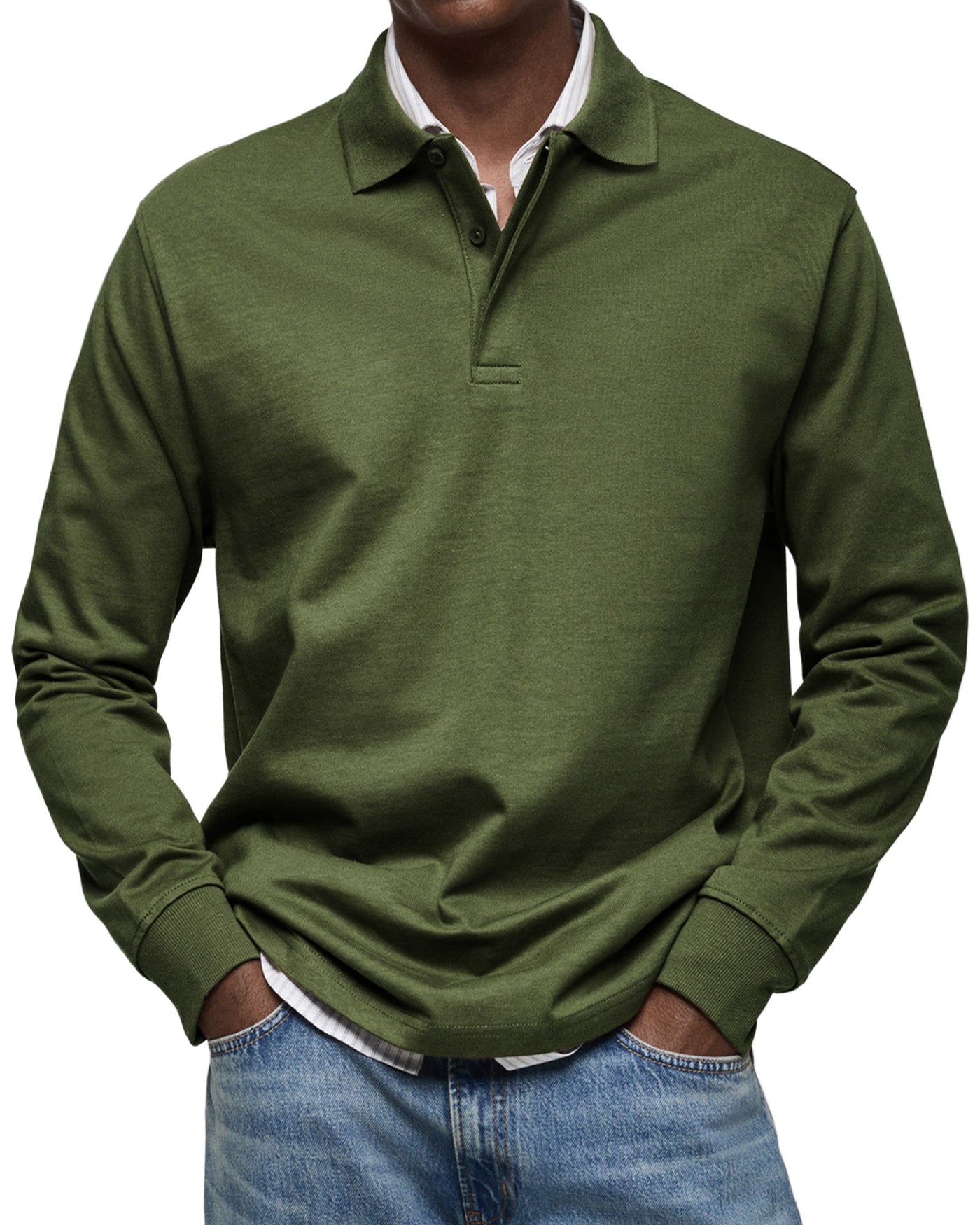 Jonas™ | Casual Langarm-Polo