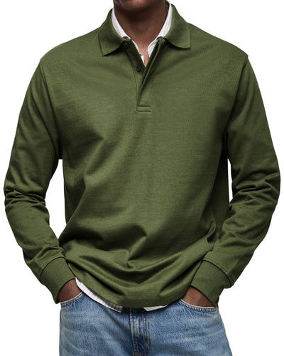 Jonas™ | Casual Langarm-Polo