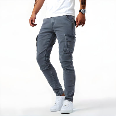 FlexFit Cargo-Hose™ | Elastische Denim Cargo-Hosen
