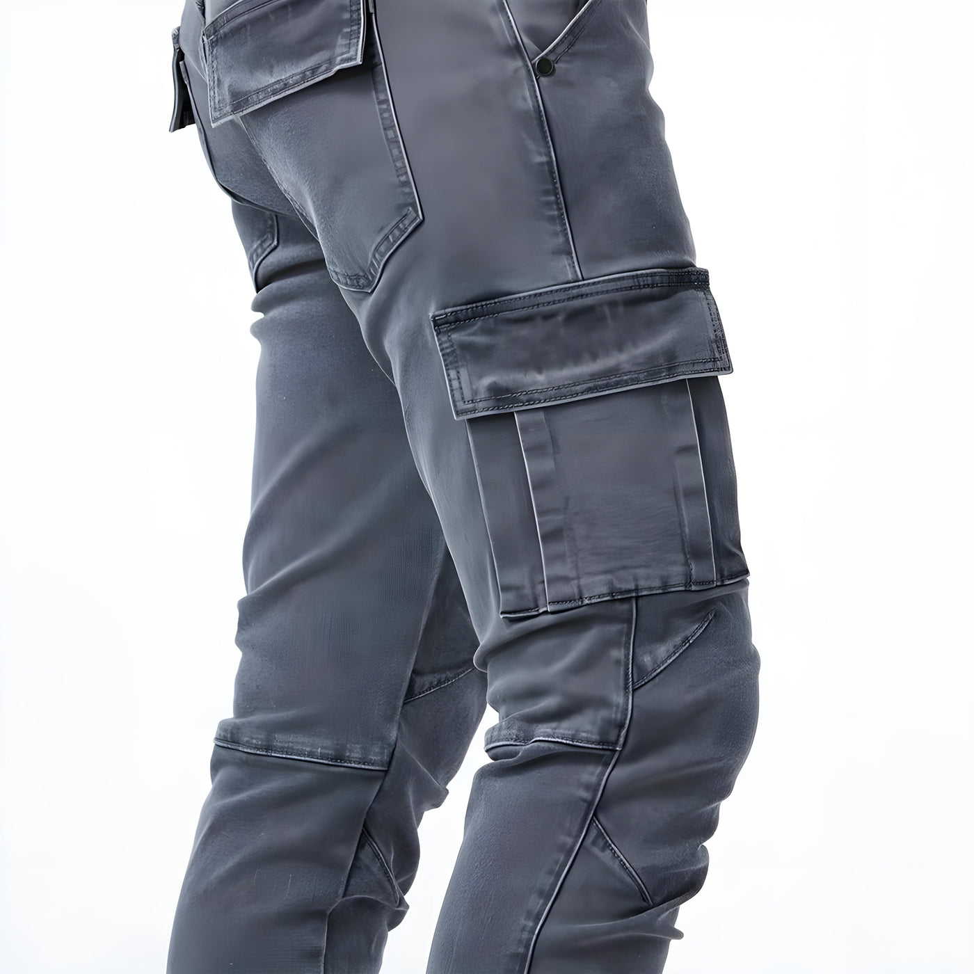 FlexFit Cargo-Hose™ | Elastische Denim Cargo-Hosen