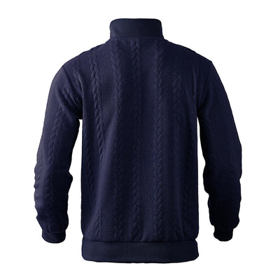 Dominik- Pullover Mit Viertelreißverschluss
