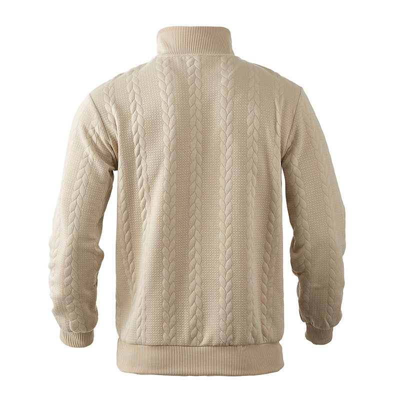 Dominik- Pullover Mit Viertelreißverschluss