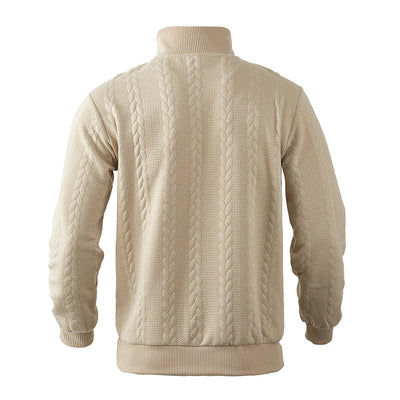 Dominik- Pullover Mit Viertelreißverschluss