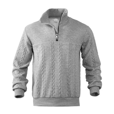 Dominik- Pullover Mit Viertelreißverschluss