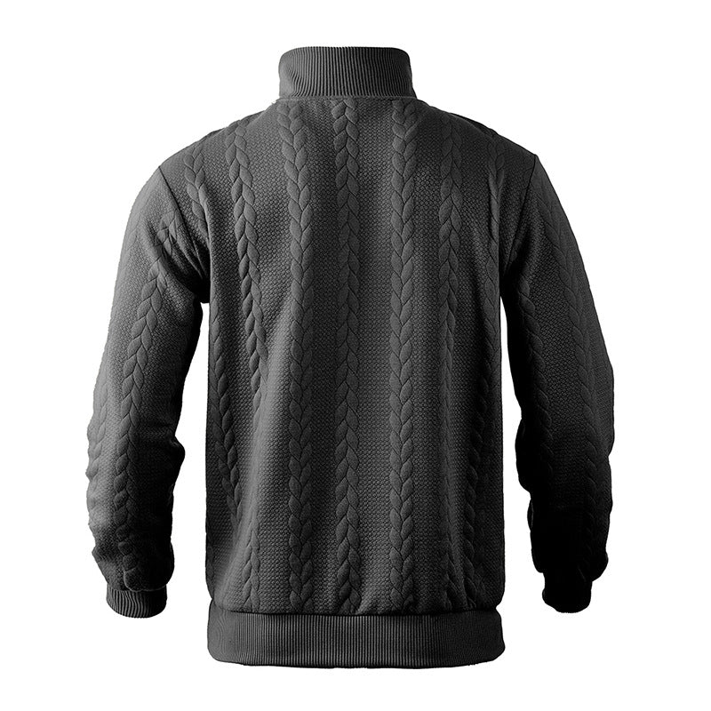 Dominik- Pullover Mit Viertelreißverschluss