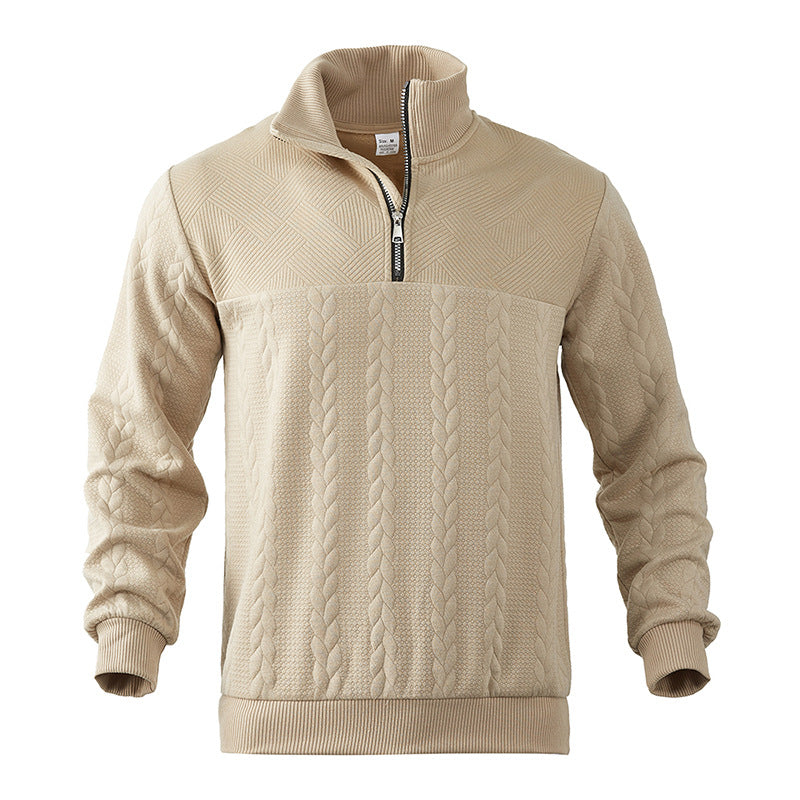 Dominik- Pullover Mit Viertelreißverschluss