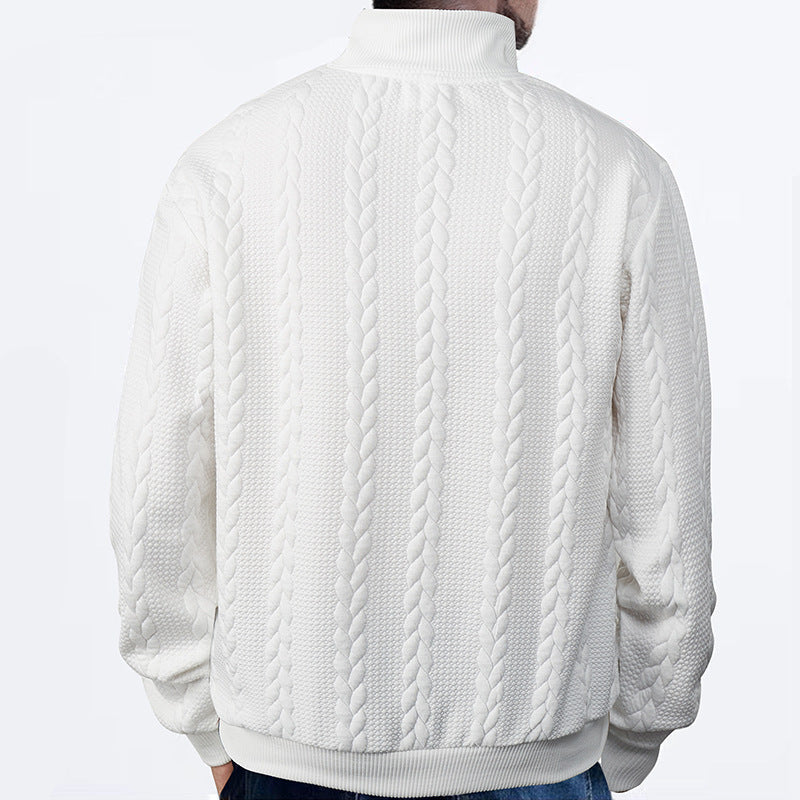 Dominik- Pullover Mit Viertelreißverschluss