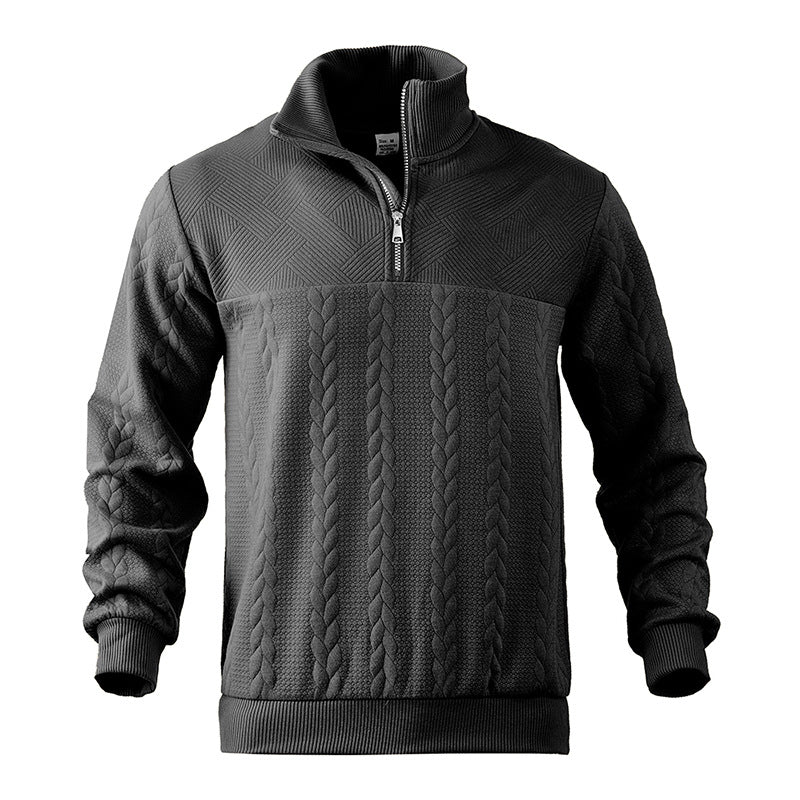 Dominik- Pullover Mit Viertelreißverschluss