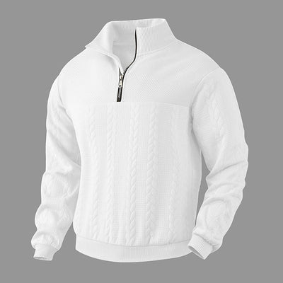 Dominik- Pullover Mit Viertelreißverschluss