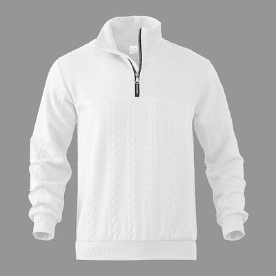 Dominik- Pullover Mit Viertelreißverschluss