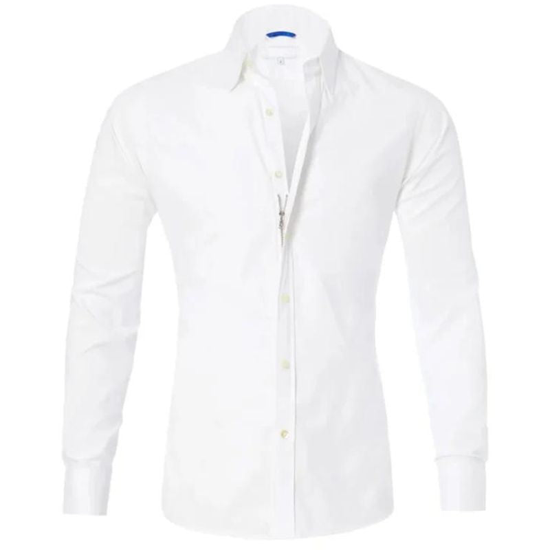 Moritz- Knitterfreies Zip Up Hemd
