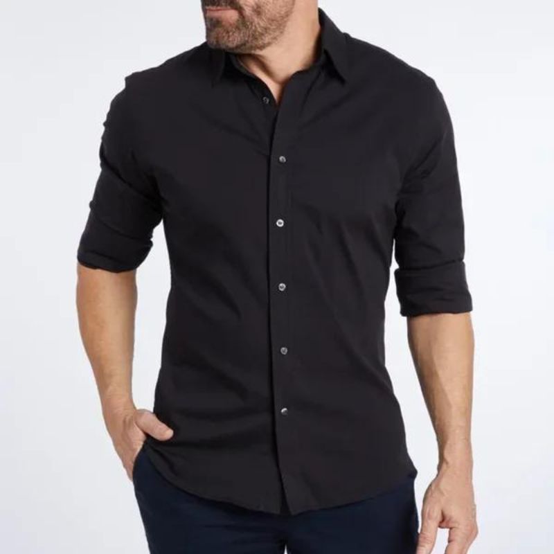 Moritz- Knitterfreies Zip Up Hemd