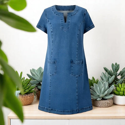 Marlene™ – Weiches Jeanskleid mit Stil