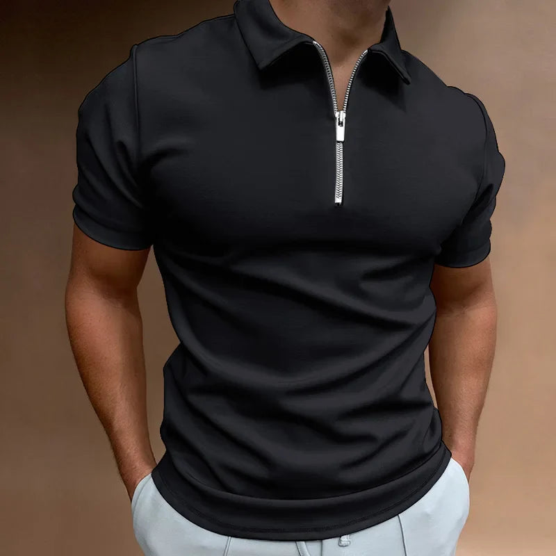 Lukas™ | Half Zip Polo Shirt