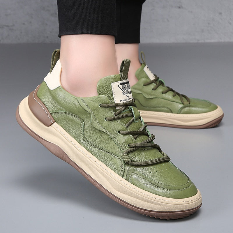 LeichtLauf Sneaker - Italiana Schuhe Aus Echtem Leder