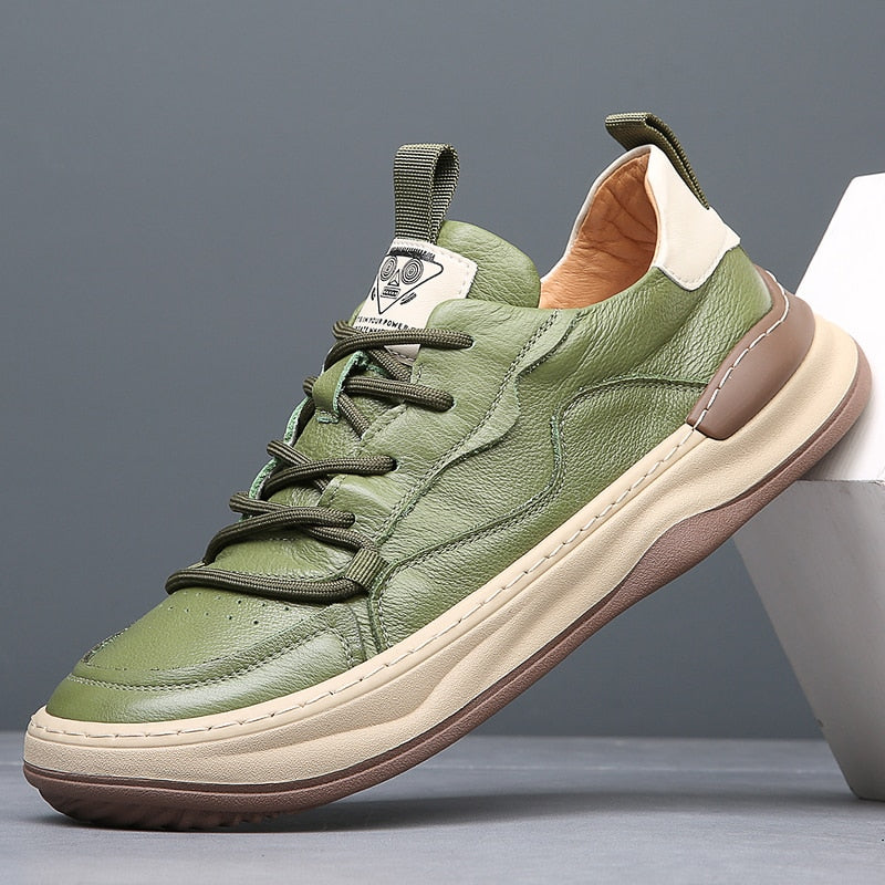 LeichtLauf Sneaker - Italiana Schuhe Aus Echtem Leder