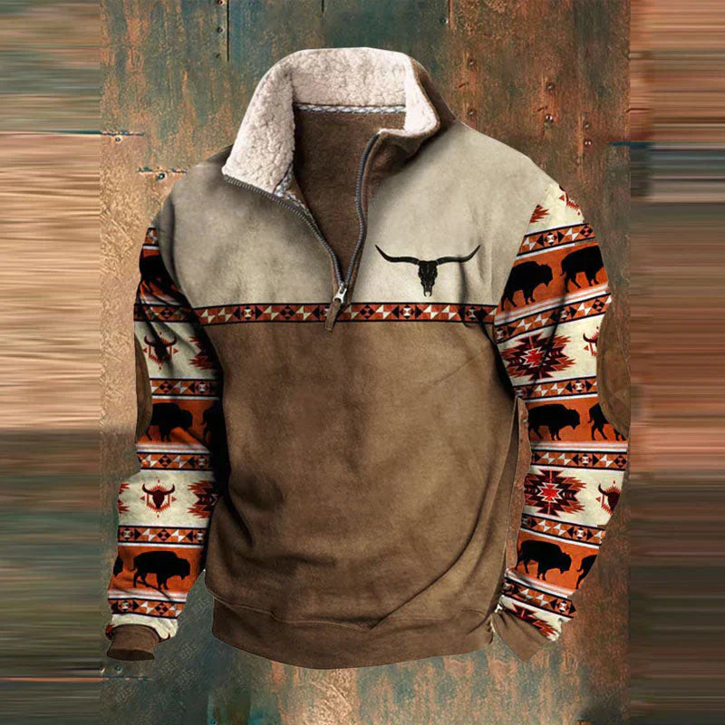 Jörg - Viertel Zip Up Pullover